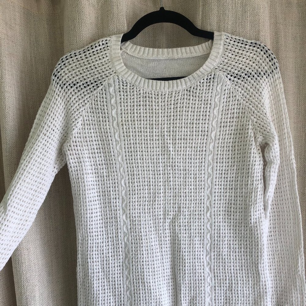 White Knit Sweater